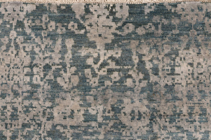 Cadet Blue Gabbeh 4' x 5' 10 - No. 52454 - ALRUG Rug Store