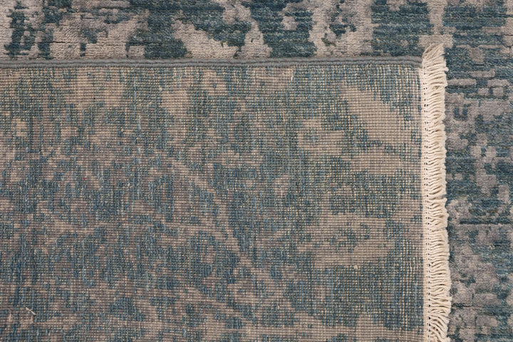 Cadet Blue Gabbeh 4' x 5' 10 - No. 52454 - ALRUG Rug Store