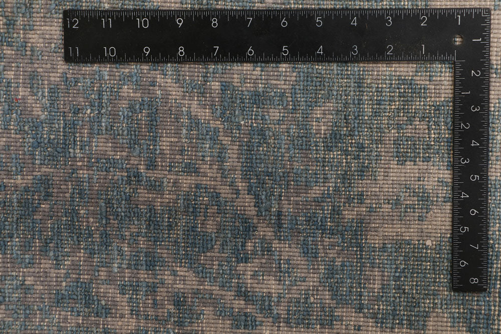 Cadet Blue Gabbeh 4' x 5' 10 - No. 52454 - ALRUG Rug Store
