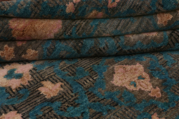 Teal Gabbeh 4' 3 x 6' 1 - No. 52455 - ALRUG Rug Store