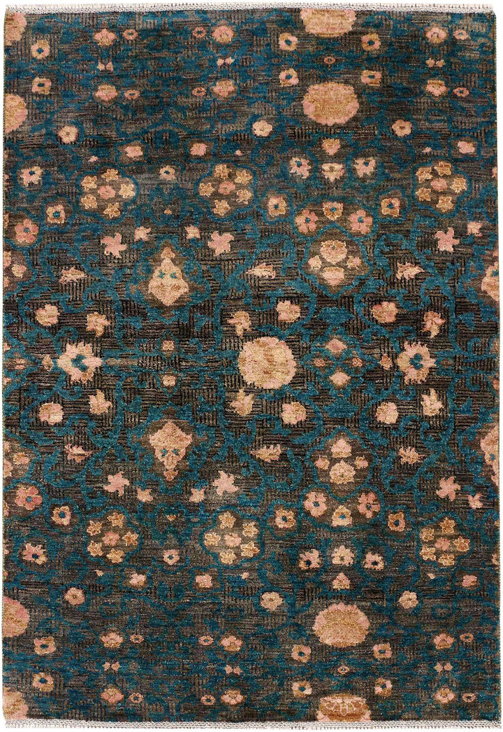 Teal Gabbeh 4' 3 x 6' 1 - No. 52455 - ALRUG Rug Store