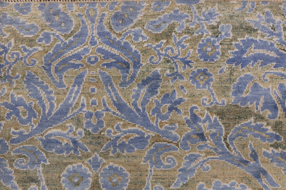 Slate Blue Ikat 3' 11 x 5' 11 - No. 52457 - ALRUG Rug Store