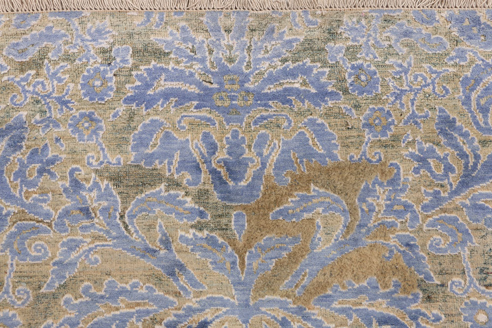 Slate Blue Ikat 3' 11 x 5' 11 - No. 52457 - ALRUG Rug Store