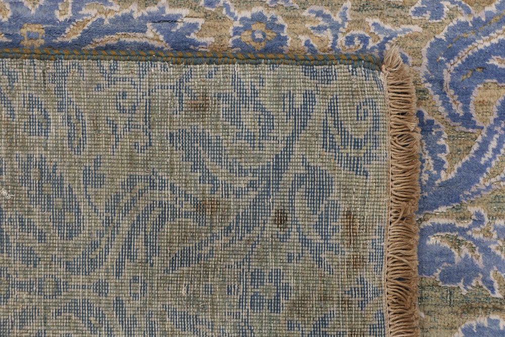 Slate Blue Ikat 3' 11 x 5' 11 - No. 52457 - ALRUG Rug Store