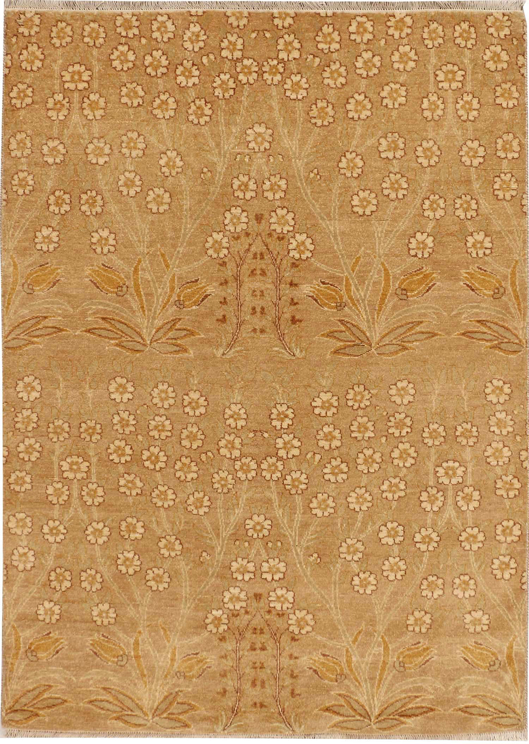 Burlywood Ikat 4' 2 x 5' 9 - No. 52458 - ALRUG Rug Store