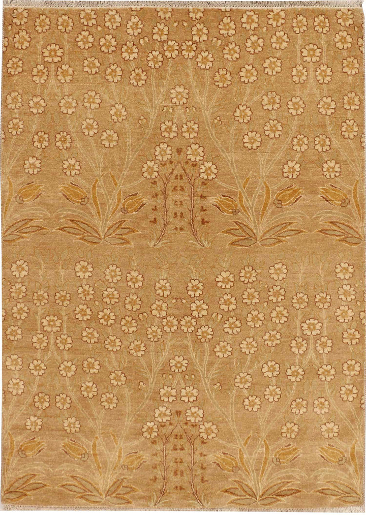 Burlywood Ikat 4' 2 x 5' 9 - No. 52458 - ALRUG Rug Store