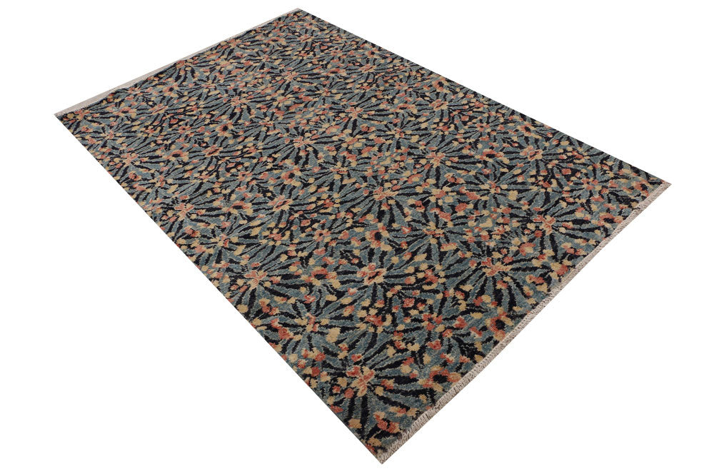 Multi Colored Gabbeh 4' 4 x 6' 4 - No. 52464 - ALRUG Rug Store