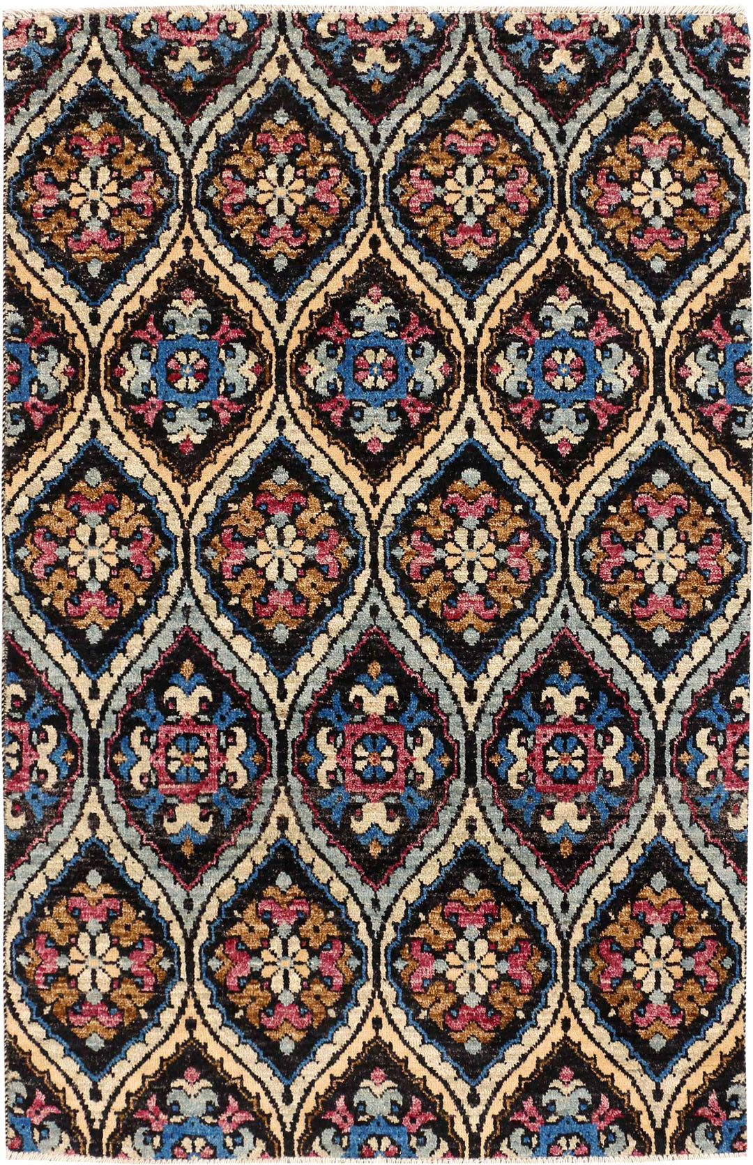 Multi Colored Gabbeh 4' x 6' 4 - No. 52466 - ALRUG Rug Store