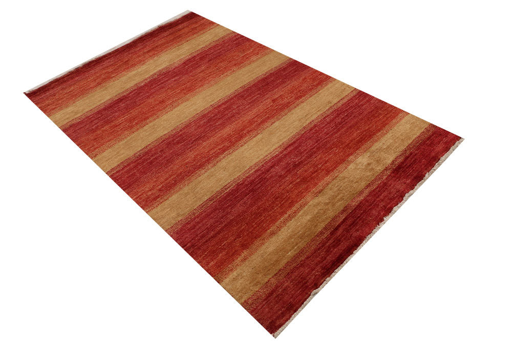 Multi Colored Gabbeh 4' x 6' 2 - No. 52467 - ALRUG Rug Store