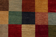Multi Colored Gabbeh 4' 6 x 6' 9 - No. 52468 - ALRUG Rug Store