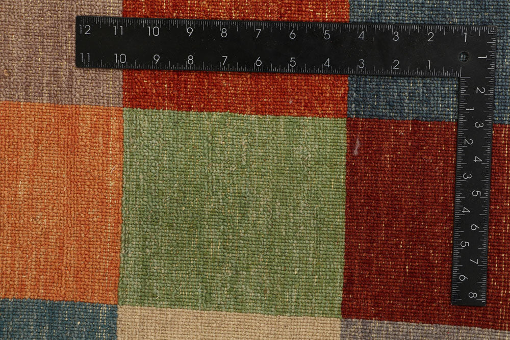 Multi Colored Gabbeh 4' 6 x 6' 9 - No. 52468 - ALRUG Rug Store