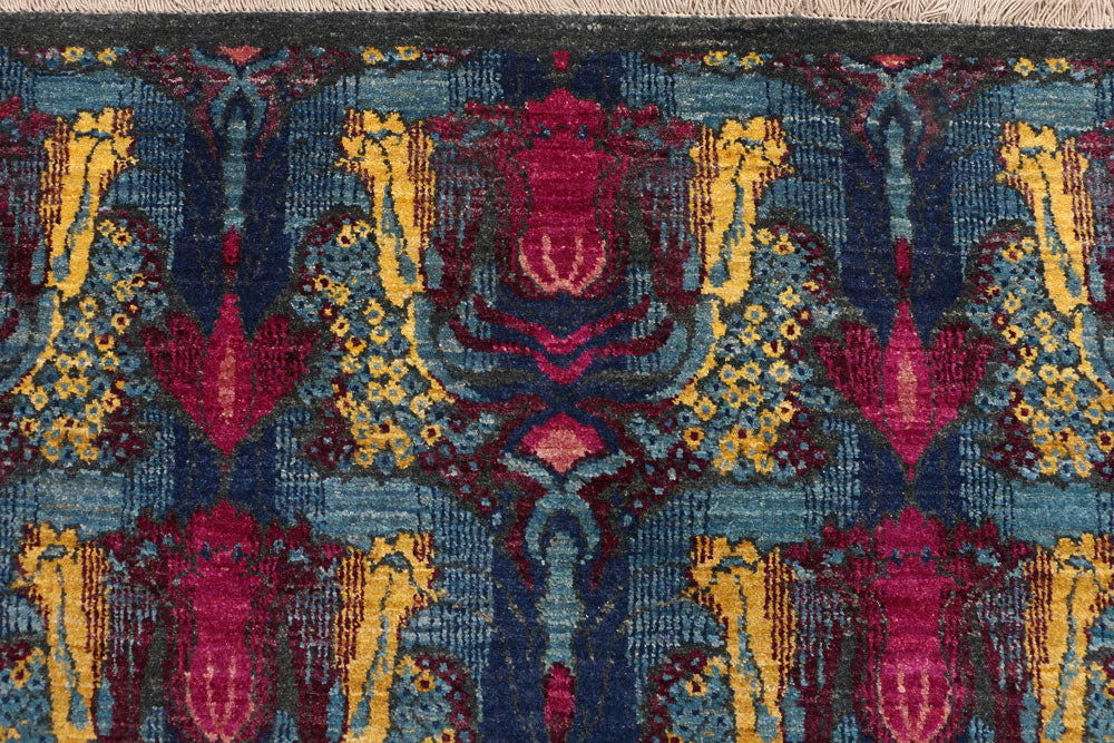 Multi Colored Gabbeh 3' 11 x 10' 2 - No. 52471 - ALRUG Rug Store