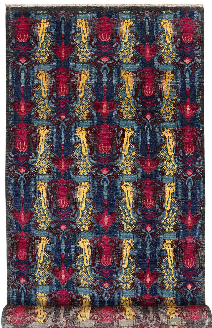 Multi Colored Gabbeh 3'  11" x 10'  2" - No. QA27443