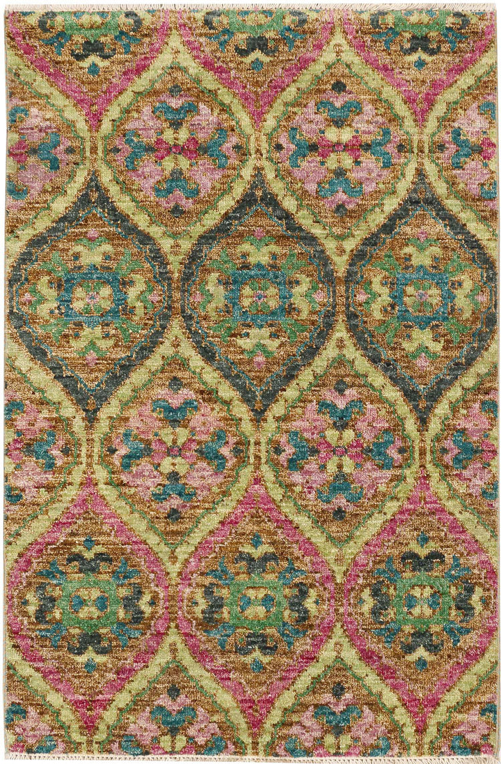 Multi Colored Ikat 3' 1 x 5' 1 - No. 52472 - ALRUG Rug Store