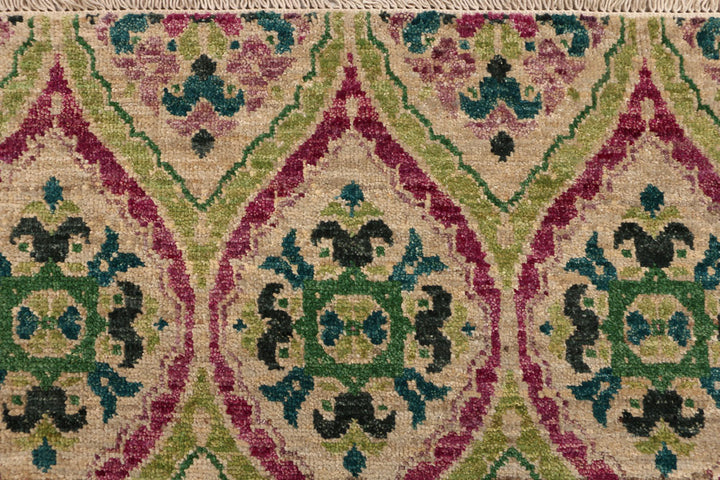 Multi Colored Ikat 3' x 5' 1 - No. 52475 - ALRUG Rug Store