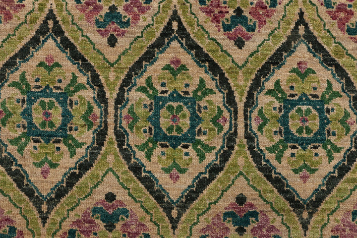 Multi Colored Ikat 3' x 5' 1 - No. 52475 - ALRUG Rug Store