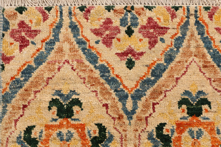 Multi Colored Ikat 3' 1 x 5' 3 - No. 52477 - ALRUG Rug Store