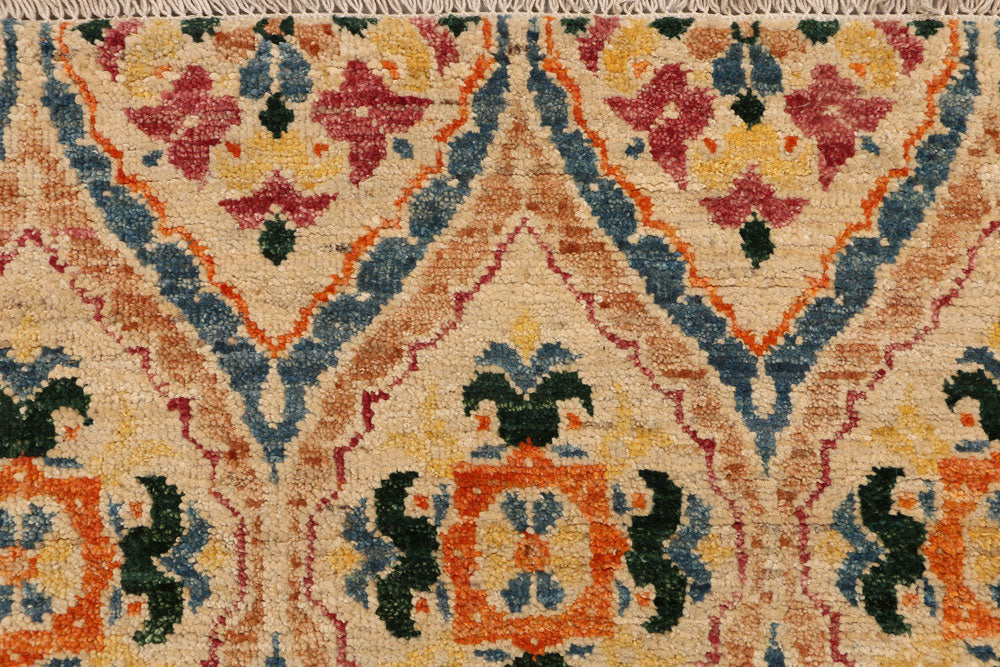 Multi Colored Ikat 3' 1 x 5' 3 - No. 52477 - ALRUG Rug Store