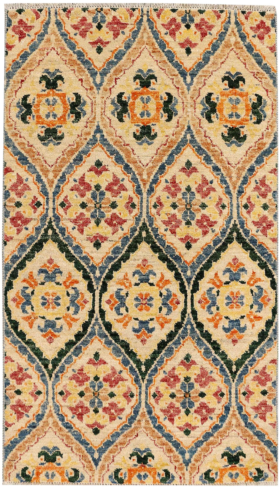 Multi Colored Ikat 3' 1 x 5' 3 - No. 52477 - ALRUG Rug Store