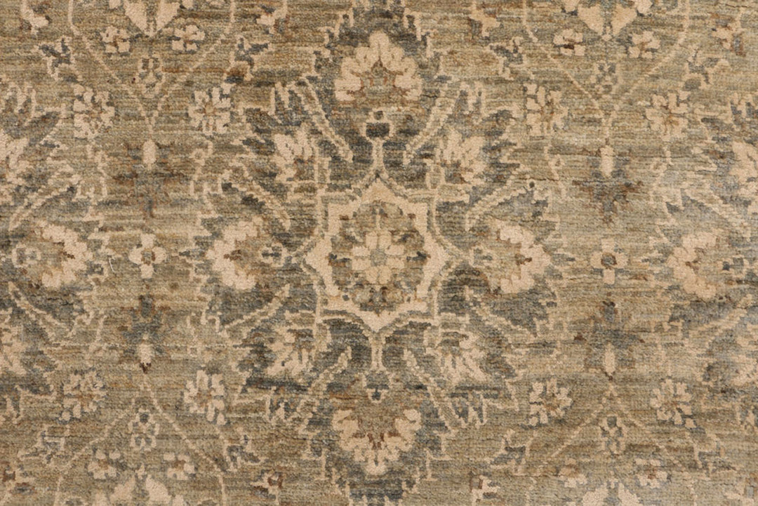 Dark Khaki Ikat 2'  6" x 11'  5" - No. QA90956