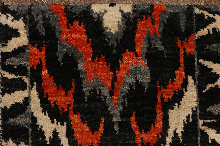 Multi Colored Ikat 2' 7 x 9' 10 - No. 52481 - ALRUG Rug Store