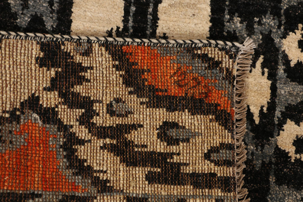 Multi Colored Ikat 2' 7 x 9' 10 - No. 52481 - ALRUG Rug Store