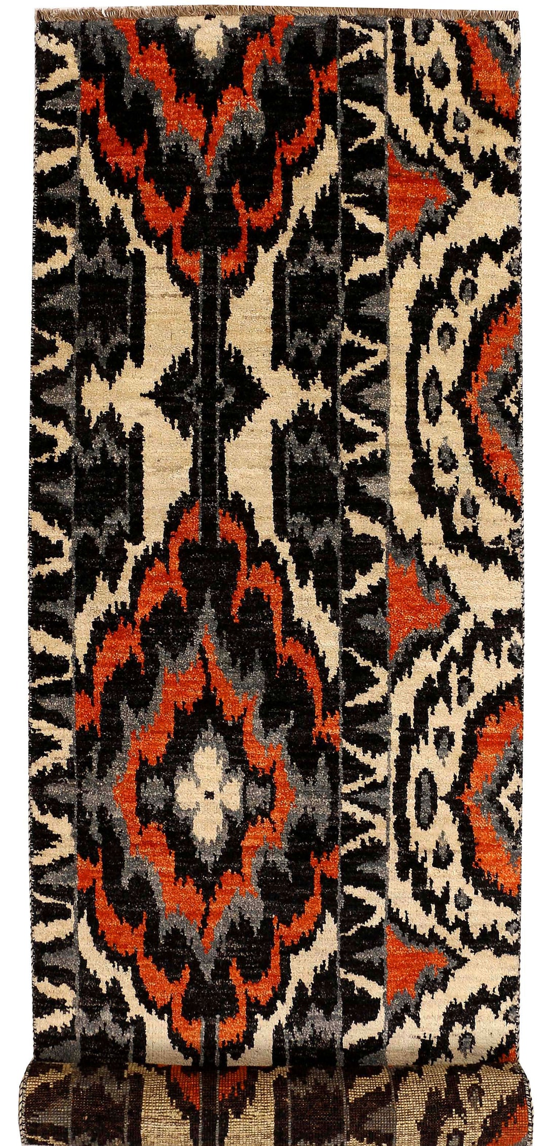 Multi Colored Ikat 2' 7 x 9' 10 - No. 52481 - ALRUG Rug Store