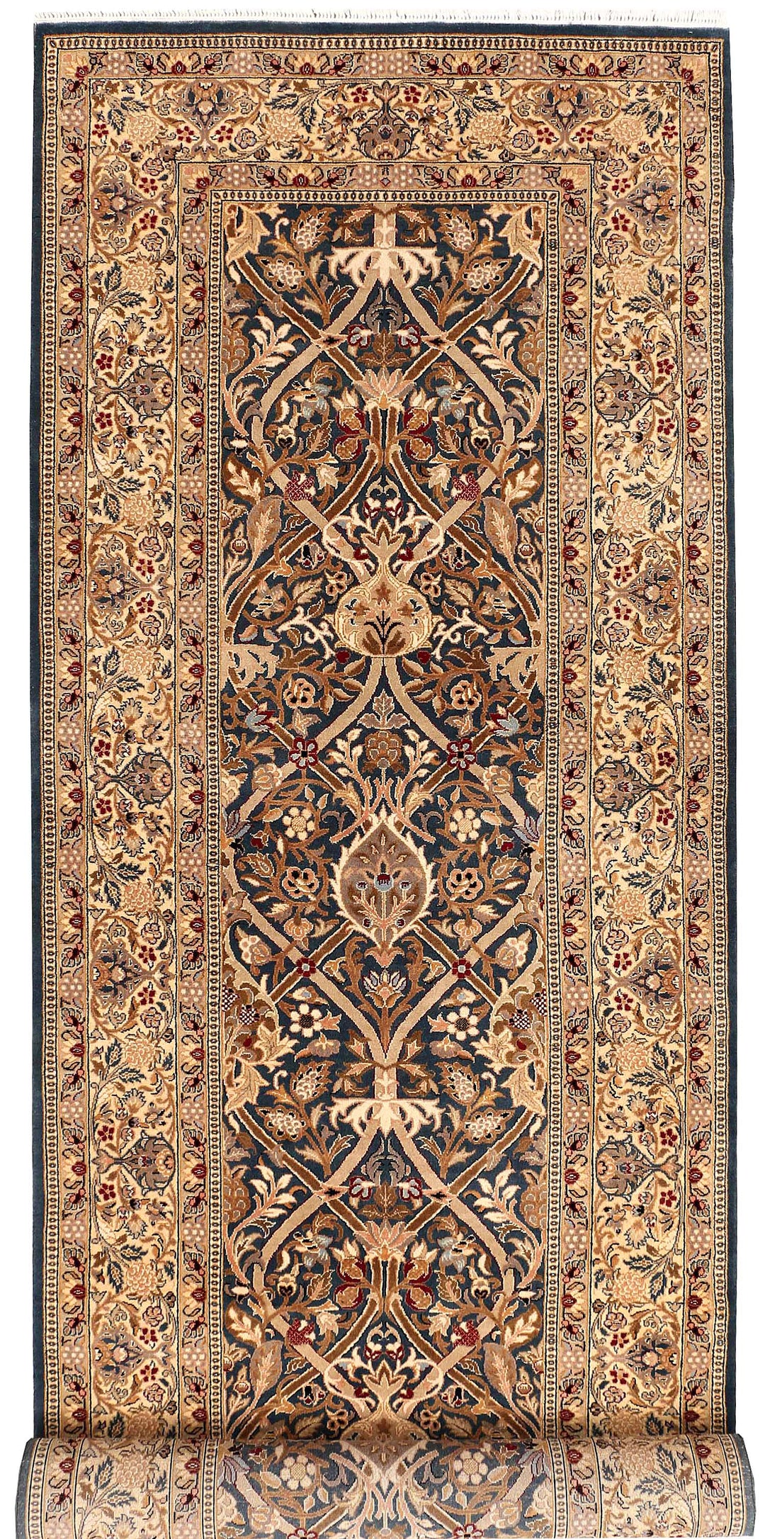 Dim Grey Mahal 3' 1 x 10' 2 - No. 52496 - ALRUG Rug Store
