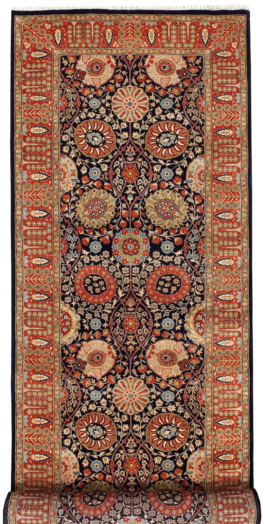 Black Sultanabad 3' 1 x 11' 4 - No. 52499 - ALRUG Rug Store