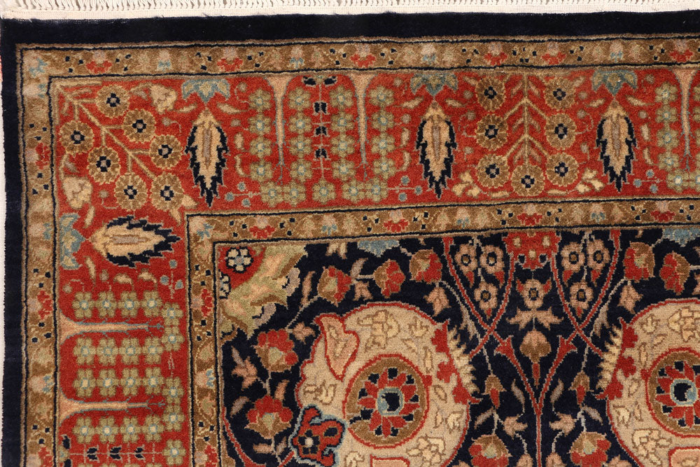 Midnight Blue Sultanabad 3' x 12' 4 - No. 52502 - ALRUG Rug Store