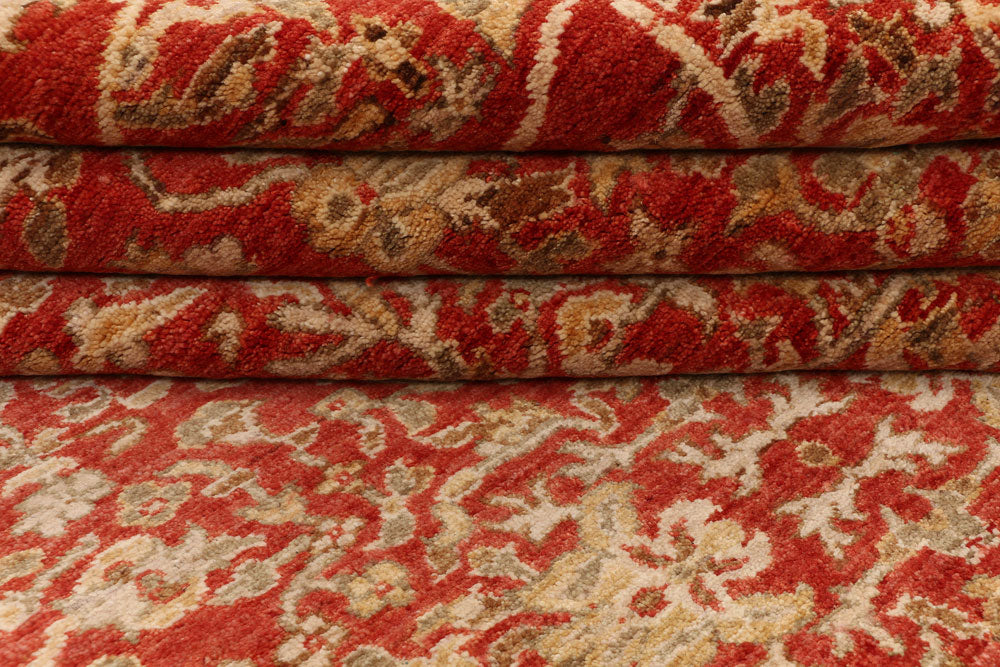Firebrick Ikat 8' 1 x 9' 7 - No. 52506 - ALRUG Rug Store