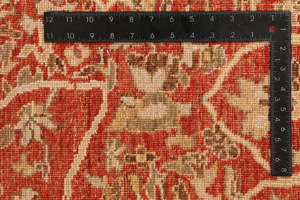 Firebrick Ikat 8' 1 x 9' 7 - No. 52506 - ALRUG Rug Store