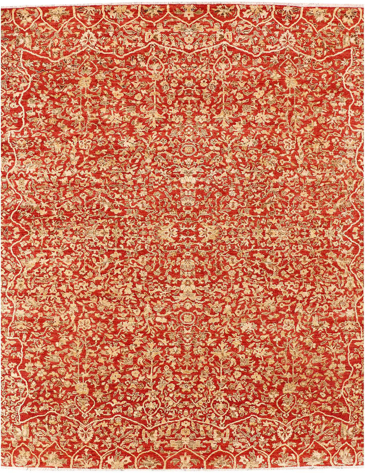 Firebrick Ikat 8' 1 x 9' 7 - No. 52506 - ALRUG Rug Store