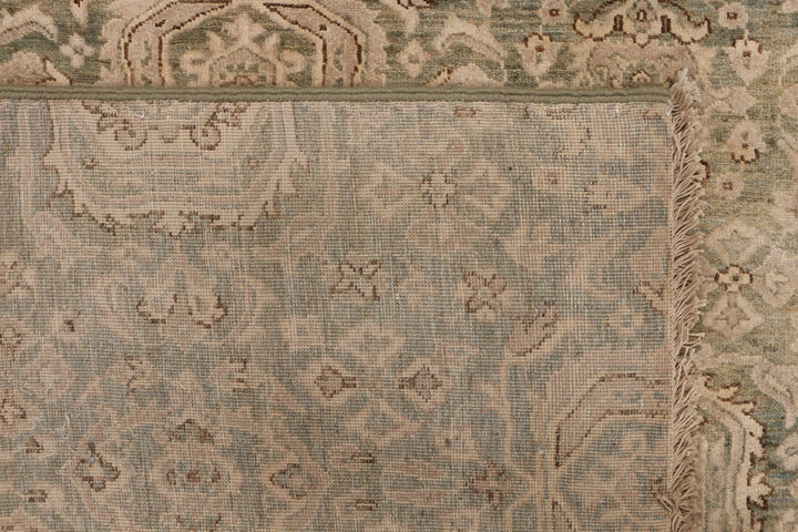 Dark Olive Green Ikat 7' 11 x 9' 9 - No. 52510 - ALRUG Rug Store