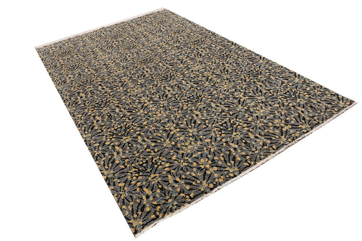 Multi Colored Ikat 6' 5 x 9' 10 - No. 52511 - ALRUG Rug Store