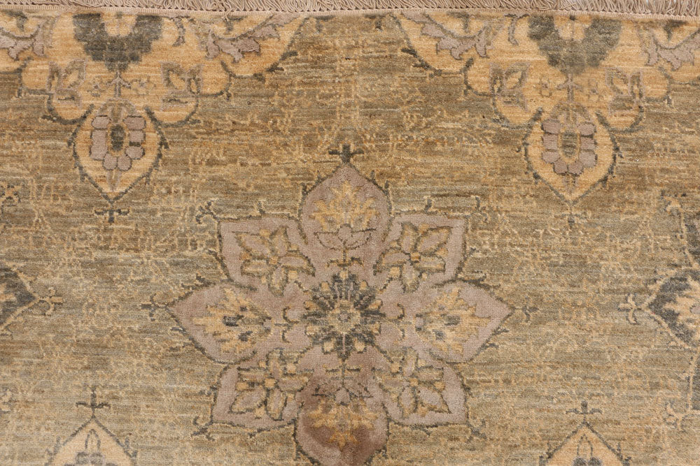 Tan Ikat 8' x 10' 8 - No. 52514 - ALRUG Rug Store