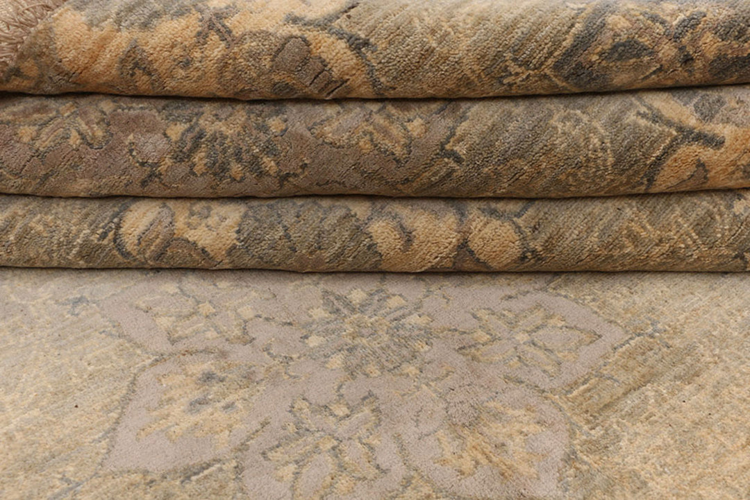 Tan Ikat 8'  x" 10'  8" - No. QA35659