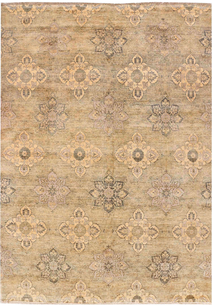 Tan Ikat 8'  x" 10'  8" - No. QA35659