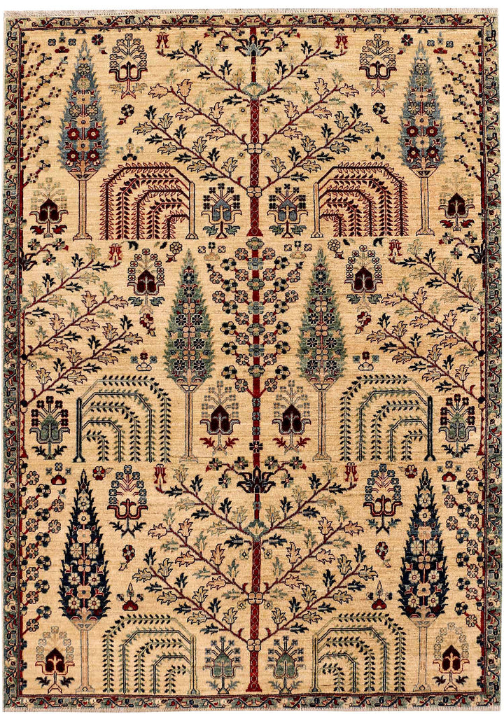 Blanched Almond Gabbeh 5' 7 x 7' 9 - No. 52519 - ALRUG Rug Store