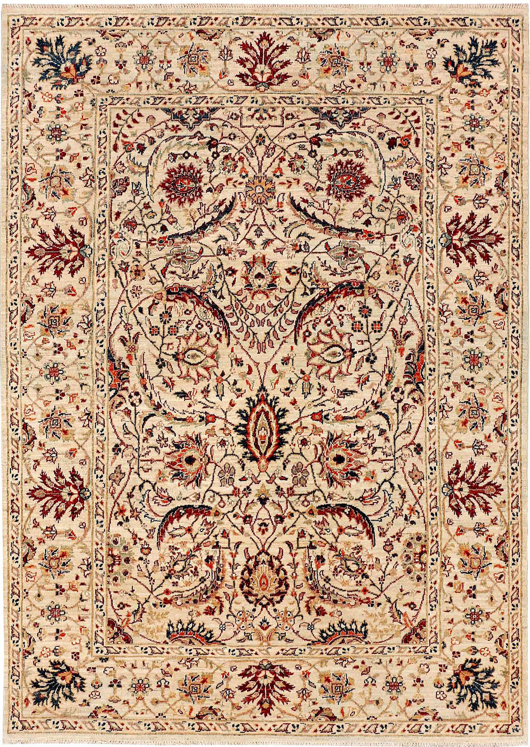 Bisque Ziegler 5' 7 x 7' 10 - No. 52522 - ALRUG Rug Store