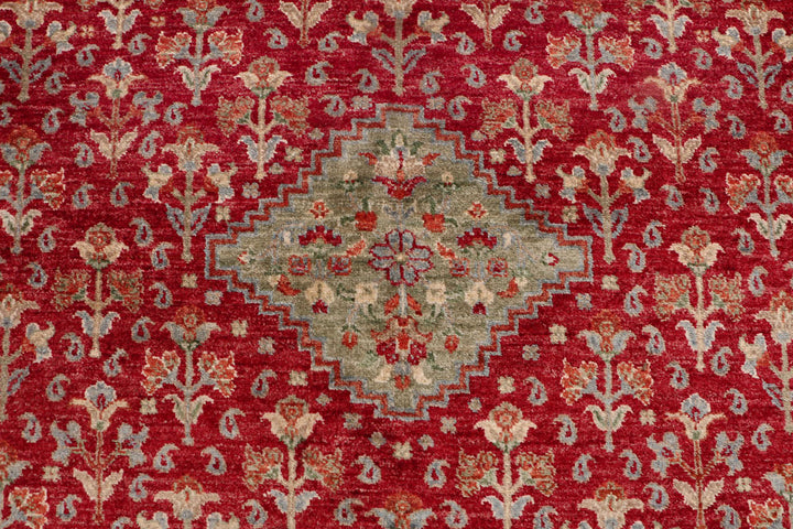 Firebrick Oushak 6' 7 x 9' 11 - No. 52523 - ALRUG Rug Store