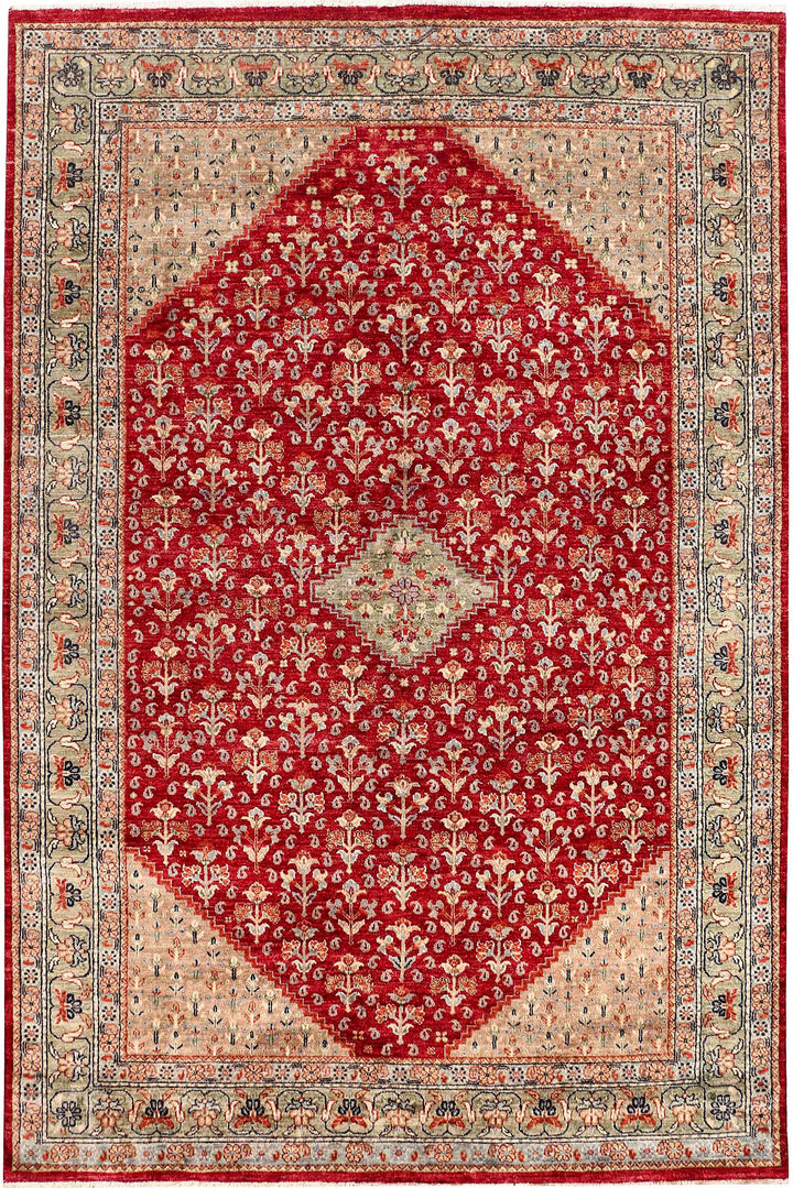 Firebrick Oushak 6' 7 x 9' 11 - No. 52523 - ALRUG Rug Store