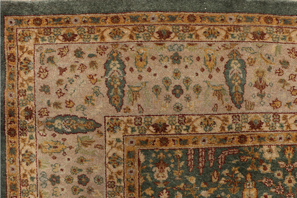 Dark Olive Green Mahal 8' 1 x 9' 11 - No. 52530 - ALRUG Rug Store