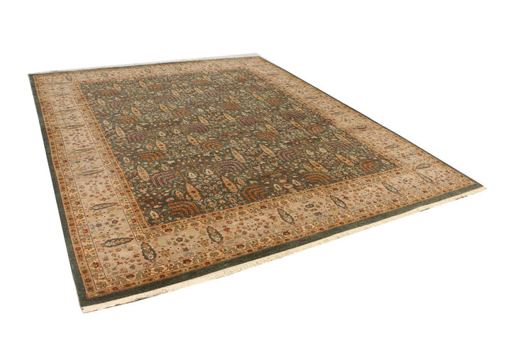 Dark Olive Green Mahal 8' 1 x 9' 11 - No. 52530 - ALRUG Rug Store