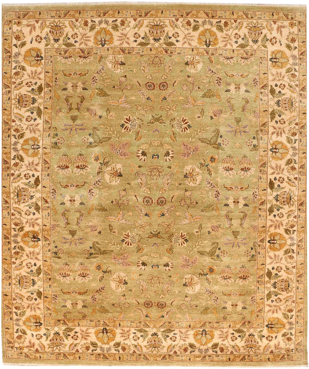 Dark Khaki Mahal 8' 1 x 10' 3 - No. 52534 - ALRUG Rug Store