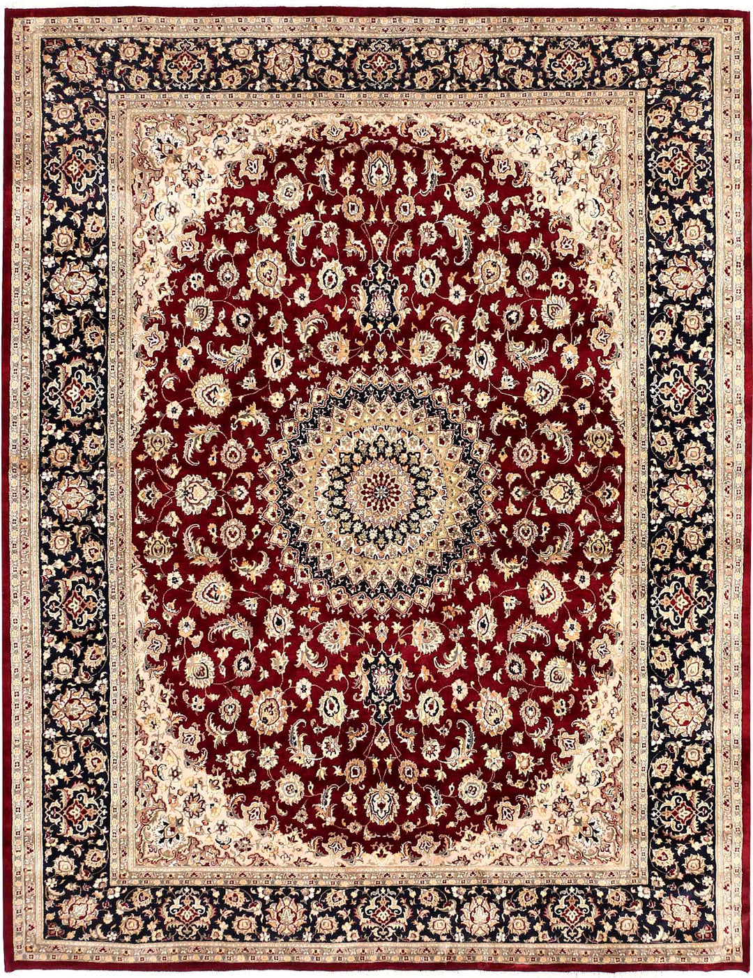 Maroon Kashan 8' x 10' 4 - No. 52535 - ALRUG Rug Store