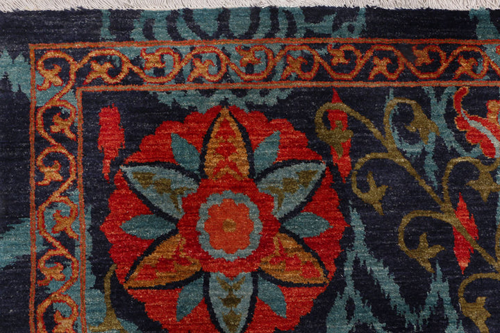 Midnight Blue Gabbeh 8' 1 x 10' 1 - No. 52540 - ALRUG Rug Store