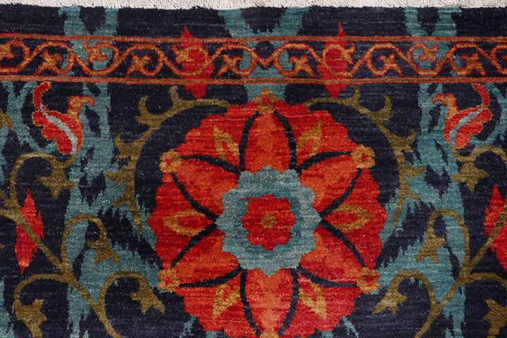 Midnight Blue Gabbeh 8' 1 x 10' 1 - No. 52540 - ALRUG Rug Store