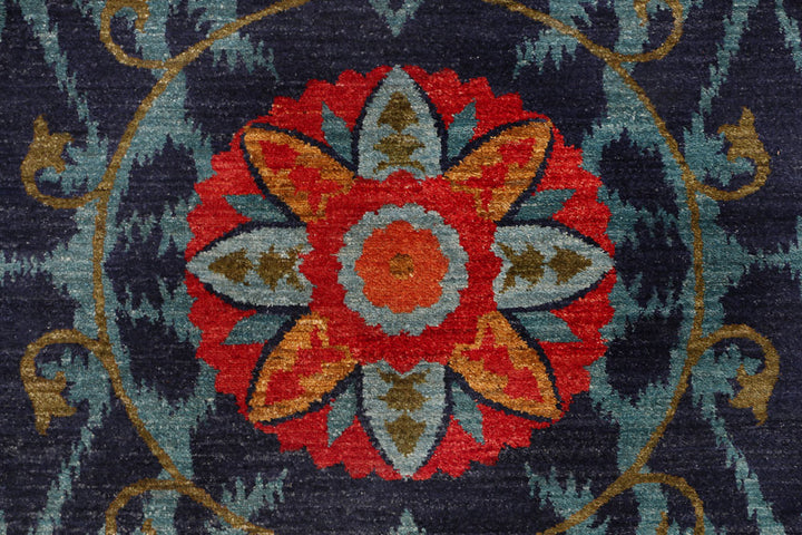 Midnight Blue Gabbeh 8' 1 x 10' 1 - No. 52540 - ALRUG Rug Store