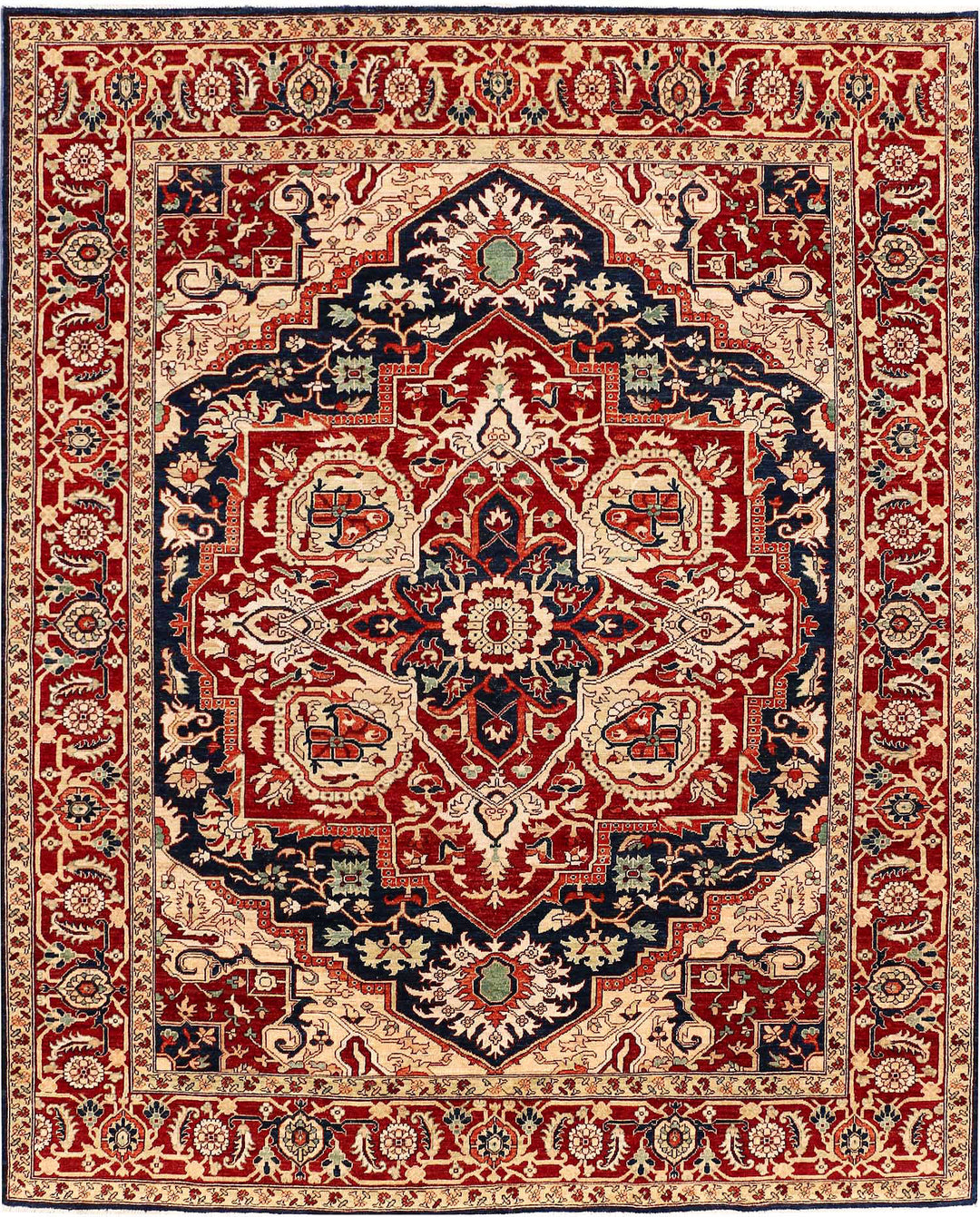 Multi Colored Ziegler 7' 11 x 9' 10 - No. 52545 - ALRUG Rug Store